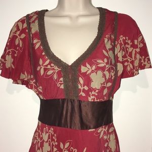 Anthropologie Maeve Silk Dress